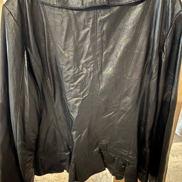 NEIMAN MARCUS 100% Soft Lamb Leather Jacket NWOT - Picture 5 of 9